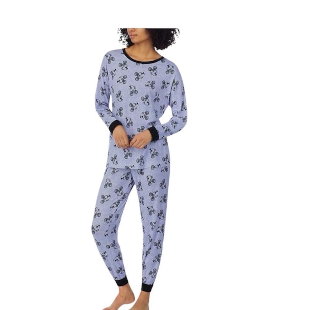 Disney Mickey Mouse Cozy 2-Piece Pajama  Soft Cuddly Comfortable size Small, NWT - Picture 1 of 8